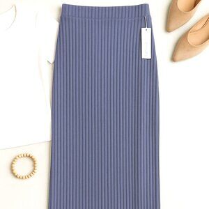 Stitch Fix Julienne Ribbed Maxi Skirt | Size L | NWT | Casual & Chic